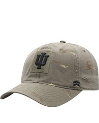 Top of the World Olive Indiana Hoosiers Oht Military Appreciation Ghost Adjustable Hat At Nordstrom