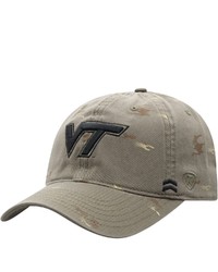 Top of the World Olive Virginia Tech Hokies Oht Military Appreciation Ghost Adjustable Hat At Nordstrom