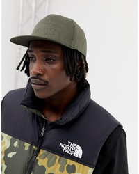 The North Face Quilted Baseball Cap In Green