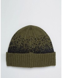 Asos Fisherman Beanie In Abstract Design