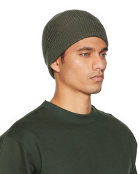 Lemaire Green Knitted Hat Beanie