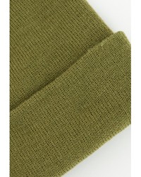 Missguided Piper Beanie Hat Olive