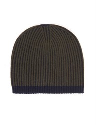 Gucci Ribbed Knit Cashmere Beanie Hat