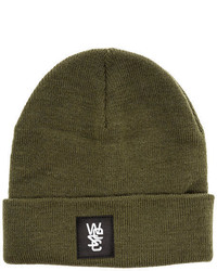 Wesc The Pancho Beanie In Olive Night