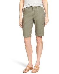Olive Bermuda Shorts