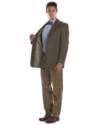 Chaps Classic Fit Light Olive Houndstooth Sport Coat