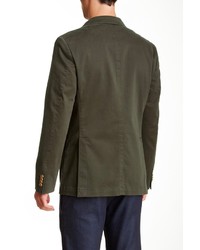 Flynt Bueller Olive Twill Two Button Notch Lapel Sportcoat