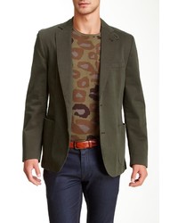 Flynt Bueller Olive Twill Two Button Notch Lapel Sportcoat