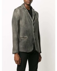 Avant Toi Pigt Dyed Single Breasted Blazer