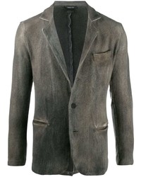 Avant Toi Pigt Dyed Single Breasted Blazer