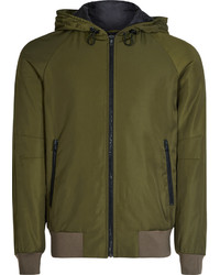 Reiss 1971 Marchland Hooded Bomber Jacket