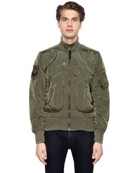 Alpha Industries Prop Patches Nylon Bomber Jacket