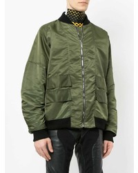 Strateas Carlucci Bomber Jacket With Dropped Shoulders