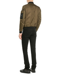 DSQUARED2 Bomber Jacket With Zippers