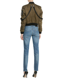 Dsquared2 Bomber Jacket With Zippers