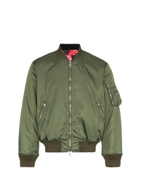 Alexander McQueen Green Bomber Jacket
