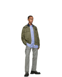 JW Anderson Green Pull Zip Up Jacket