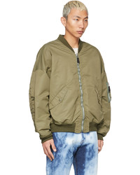 Doublet Green Vegetable Dyed Ma 1 Bomber