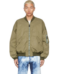 Doublet Green Vegetable Dyed Ma 1 Bomber