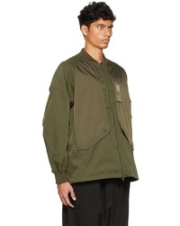 White Mountaineering Khaki Stretched Twill Jacket