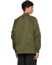 White Mountaineering Khaki Stretched Twill Jacket