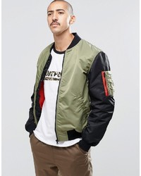Converse Ma 1 Bomber In Green 10001128 A03