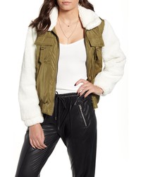 BLANKNYC Nylon Fleece Jacket