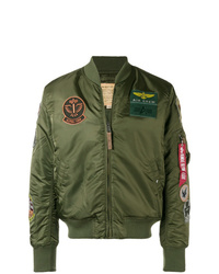 Alpha Industries Patch Bomber Jacket