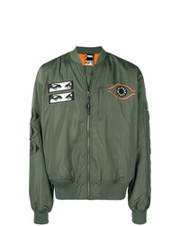 Pam Perks And Mini Patch Detail Bomber Jacket