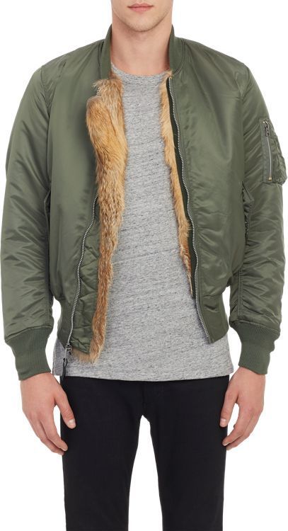 Bless Richmanpoorman Satin Fur Reversible Jacket Green, $3,995