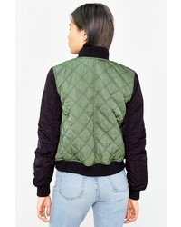 Silence & Noise Silence Noise Quilted Bomber Jacket