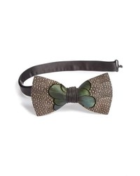Brackish & Bell Mccalley Feather Bow Tie