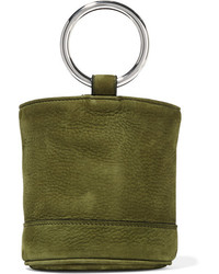 Simon Miller Bonsai 15 Nubuck Bucket Bag Army Green