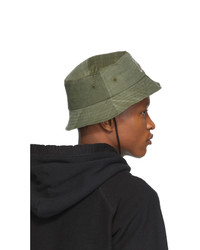 Greg Lauren Green Army Bucket Hat