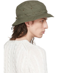 Beams Plus Green Cotton Bucket Hat