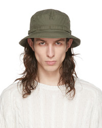 Beams Plus Green Cotton Bucket Hat
