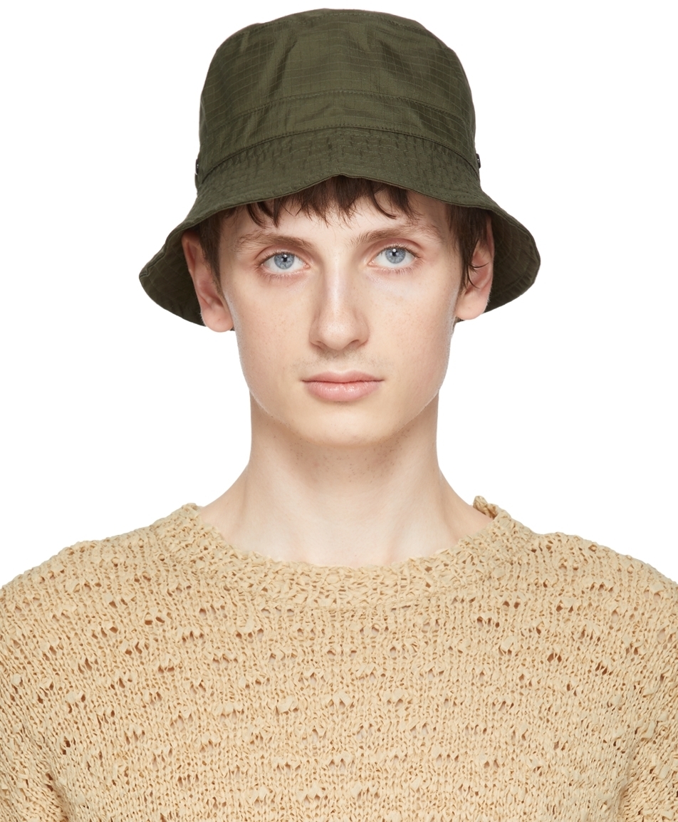 Our Legacy Khaki Bucket Hat, $145 | SSENSE | Lookastic