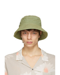 DOUBLE RAINBOUU Khaki Flop Top Bucket Hat