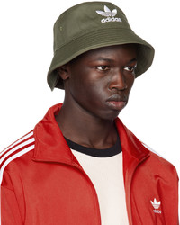 adidas Originals Khaki Trefoil Bucket Hat