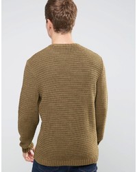 Asos Cable Sweater In Soft Yarn