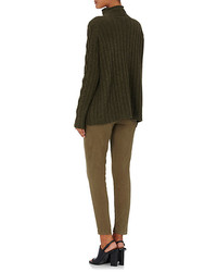 Barneys New York Cashmere Cable Knit Fisherman Sweater