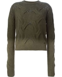 Diesel Cable Knit Degrad Sweater