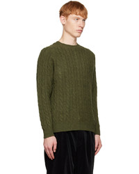 Beams Plus Green 5g Sweater