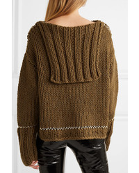 MM6 MAISON MARGIELA Ribbed Knit Sweater