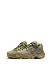 Olive Camouflage Athletic Shoes