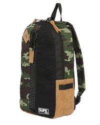 Camo Printed Techno Canvas Backpack