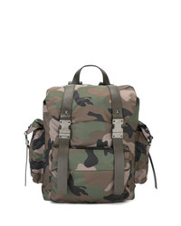 Valentino Camouflage Print Backpack
