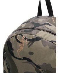 Alexander McQueen Dancing Skeleton Camouflage Backpack