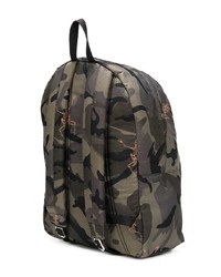 Alexander McQueen Dancing Skeleton Camouflage Backpack