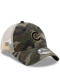 New Era Camo Chicago Cubs Honor Trucker 9twenty Adjustable Hat At Nordstrom